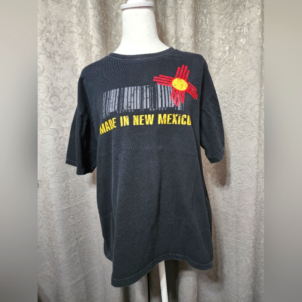NM Zia Tee Shirt Large Black, Gold, Red